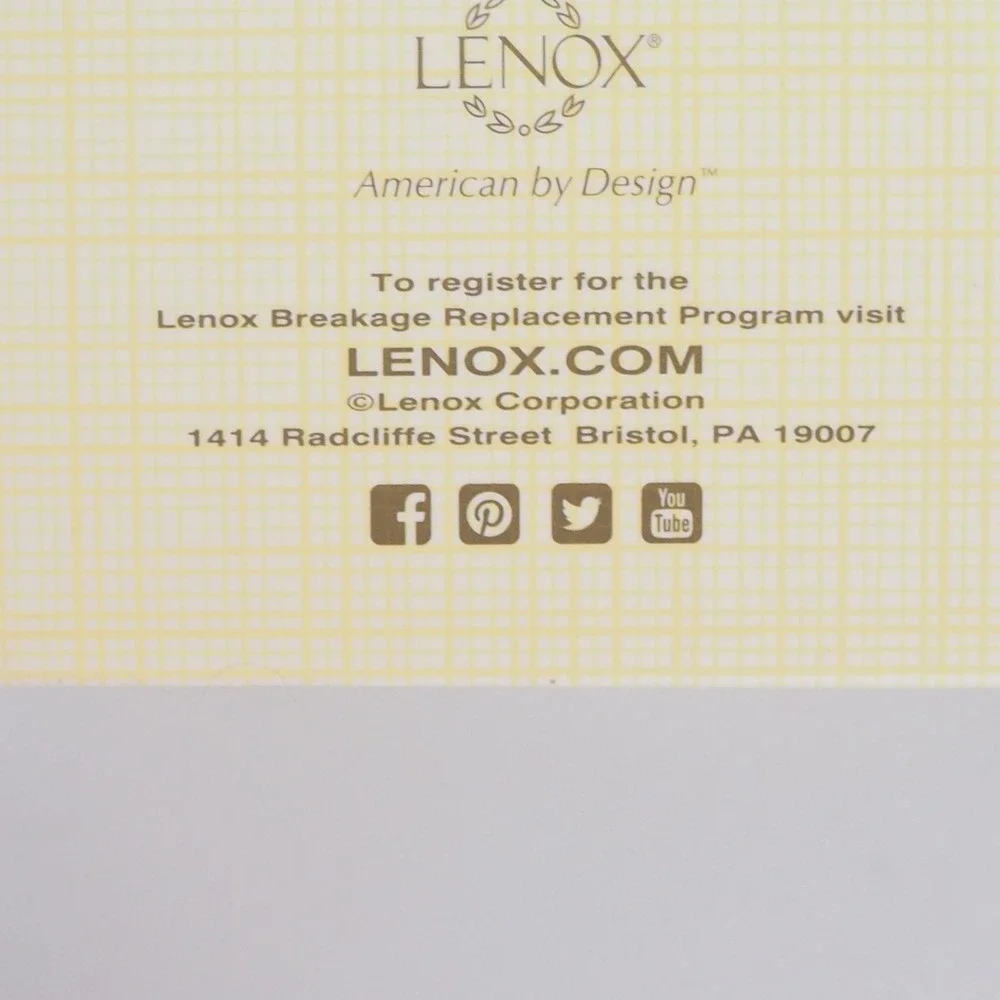 Lenox nib butterfly